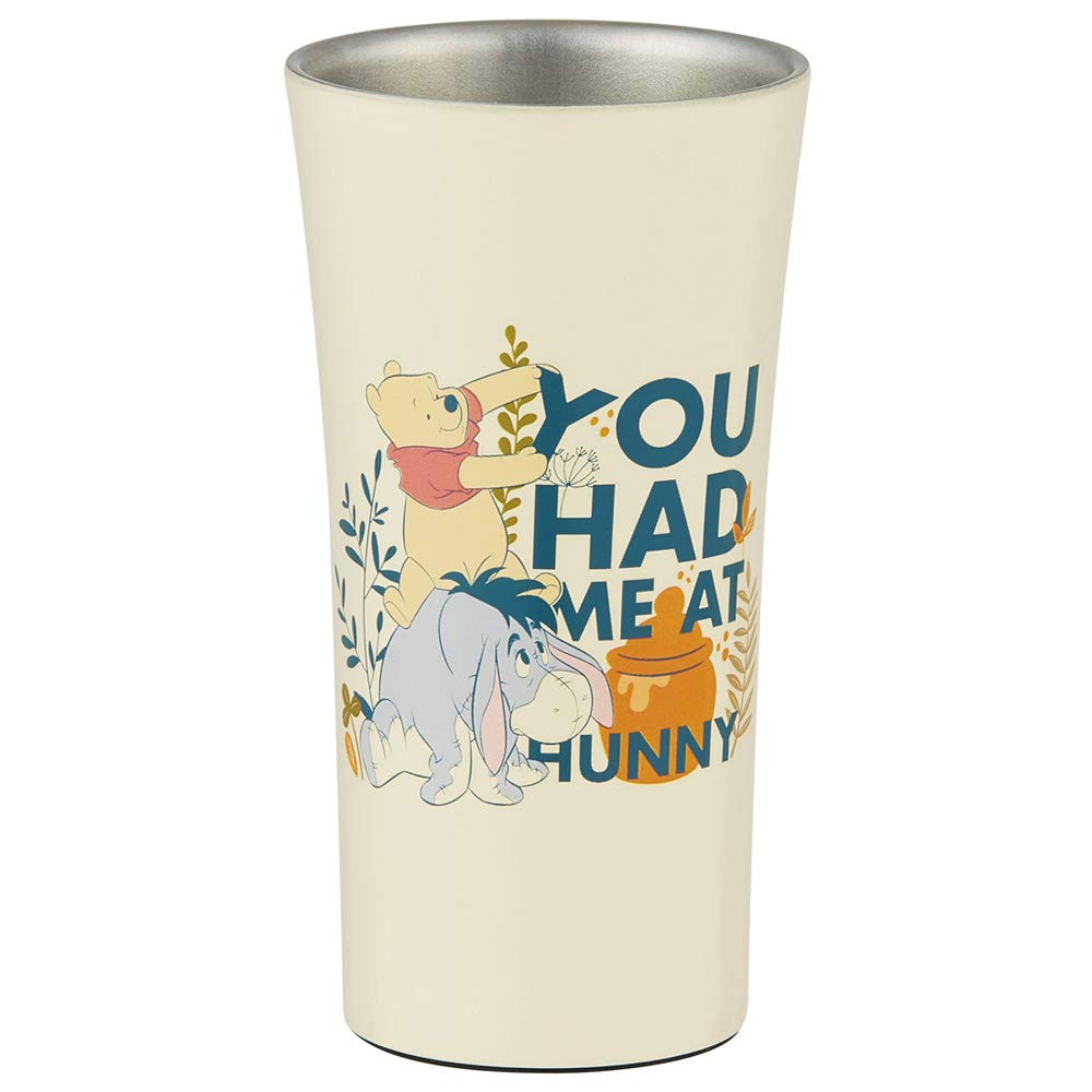 Skater Stainless Steel Winnie the Pooh Planted Disney STB3N Tumbler, 300ml, Design,