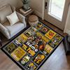 Pittsburgh Football Fan Personalized Text Area Rug Suitable for Entryway Foyer Outdoor Decorate room Anti-slip Rug Anime Office Decor