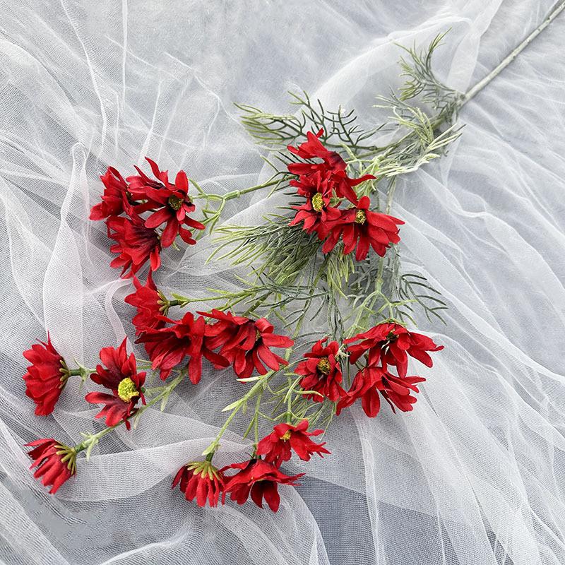 Artificial Flower Chrysanthemum Wedding Hotel Restaurant Decoration Desktop