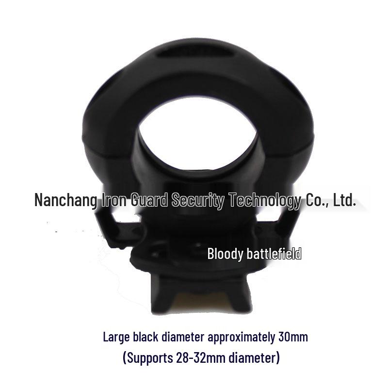 MICHIBHFAST Helmet Flashlight Clip: Quick-Release Cycling Rail Mount for Outdoor Use