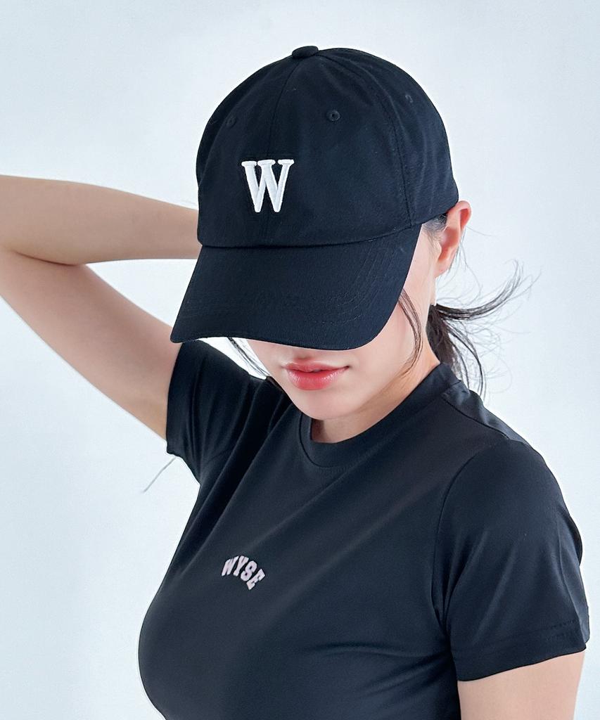WYSE W Basic Ball Cap (Black)