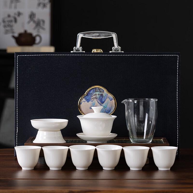 Dehua White Porcelain Gongfu Tea Set