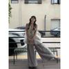 White Slip Top Micro Transparent Polka Dot Vest Dress Sweet Set Women's Summer Loose Casual Pants Two-piece Set