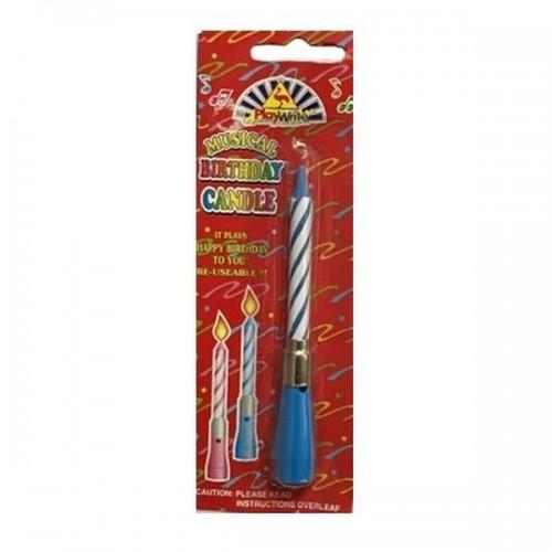 Playwrite Happy Birthday Musical Candle