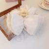Hair Claw Furry Tassel Design Large Shark Clip Back Head Shimmer Texture Hair Clip Stable Hold Hair