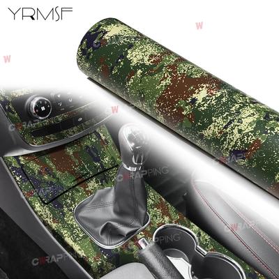 Starry Jungle Camouflage Wrap Foil Car Tint Camo Military Green Mosaic Wrapping Tools Motorcycles Car Adhesive Vinyl Sticker