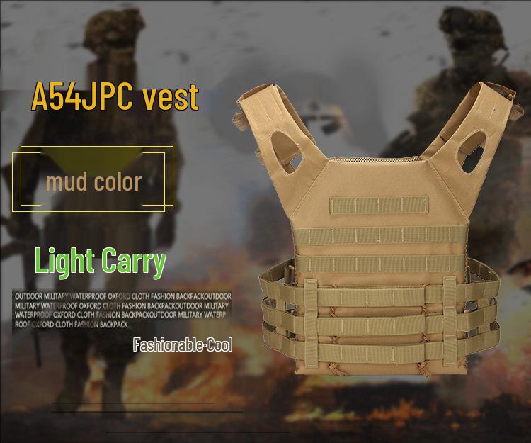 JPC Tactical Multifunctional Camouflage Weighted Vest - MOLLE Military Combat.
