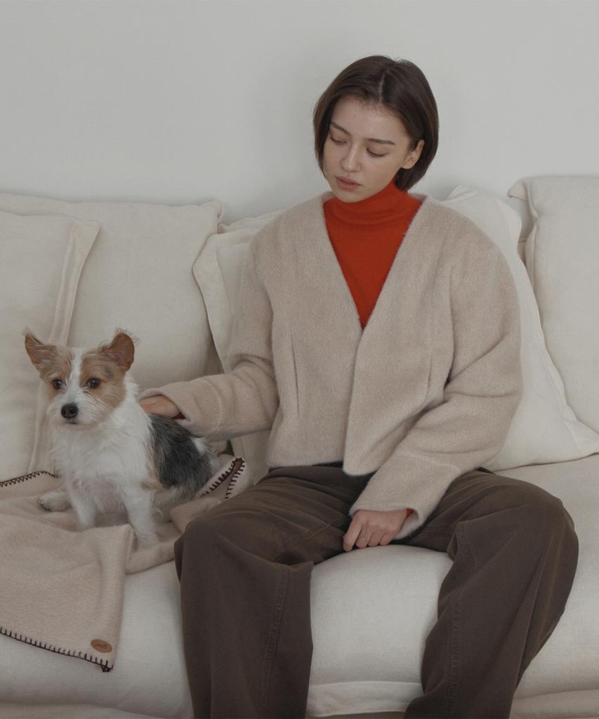 Poeteuseoul Wool Turtleneck Knit_Red