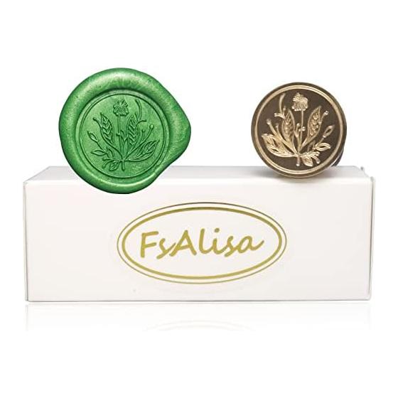 fsalisa Sealing Wax Sealing Stamp Sealing Wax Stamp Sealing Wax Invitation Wedding Blessing Confession Anniversary Birthday Celebration Letter Seal