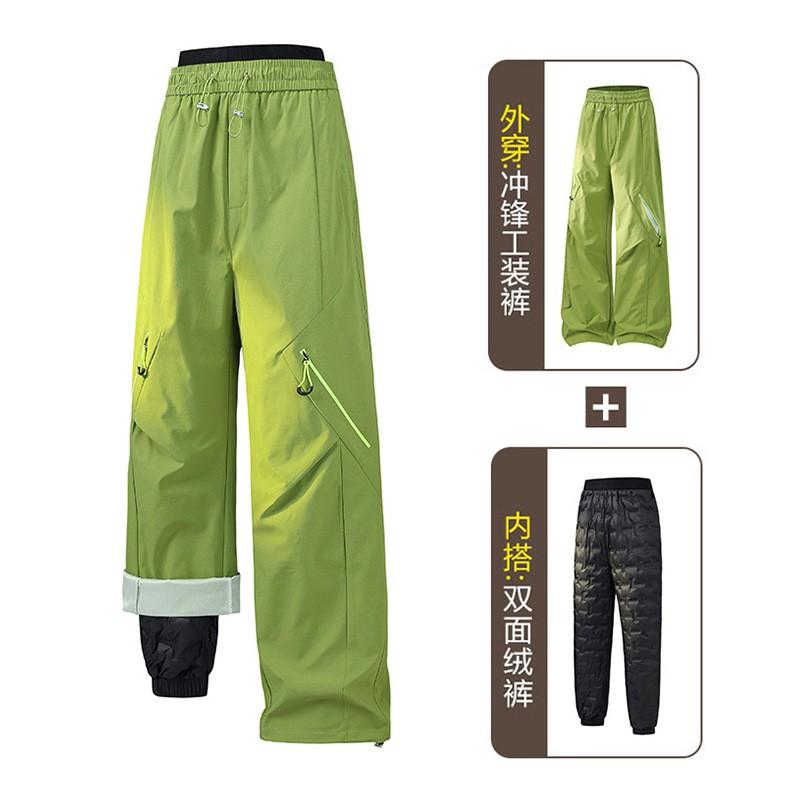 Women Men Waterproof Hiking Pants Outdoor Trail Trousers Quick Dry Breathable Lightweight Mountaineering Cargo