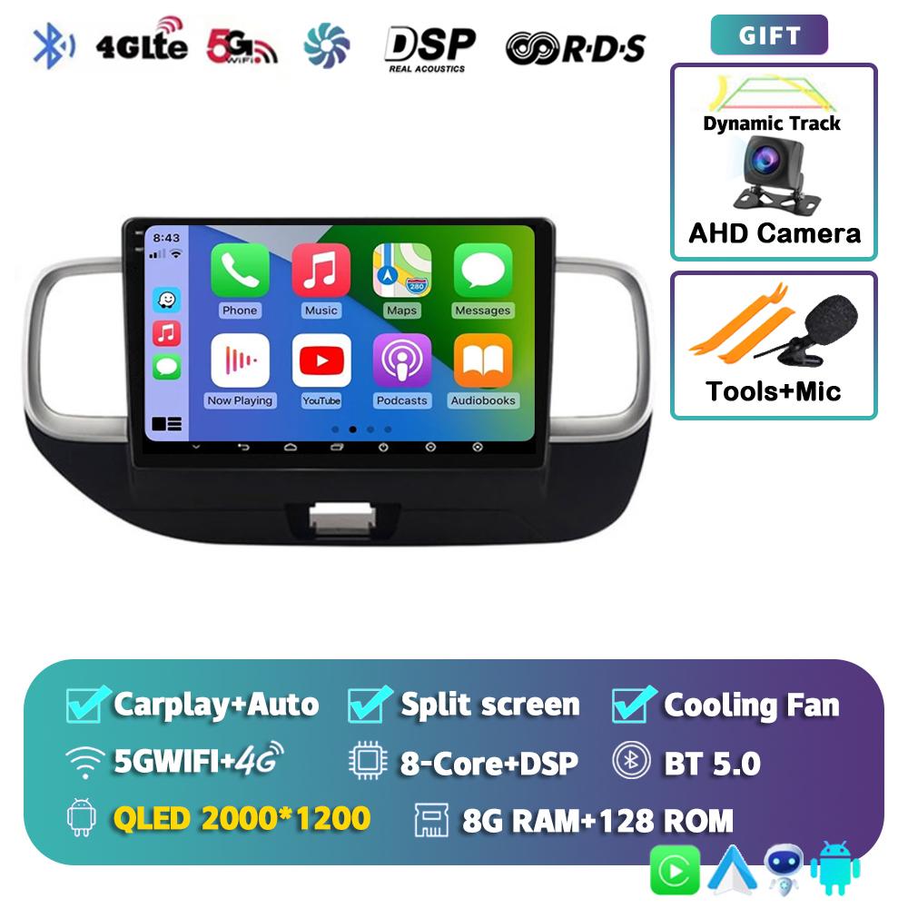 Android 14 Carplay Auto For HYUNDAI Venue 2019 2020 Car Radio Autoradio Multimedia Video Player GPS Navigation Stereo 2din Dvd