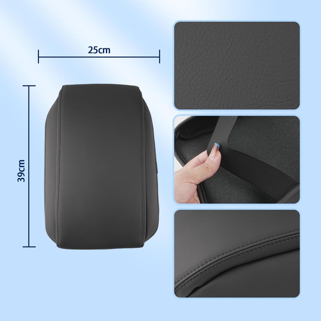 Coleya Thick Armrest Cover for 2024 New Toyota Land Cruiser 250 Armrest Console Box Protective Custom Comfortable To the Easy Car Accessories