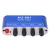 4 Input 1 Output Audio Mixer Stereo Mixing Board Headphone Amplifier DC 5‑12V 3.5mm Jack