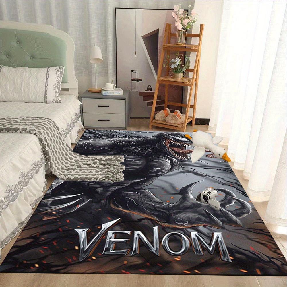 1 Stück Venom Teppich, Schlafzimmer und Spielzimmer, Langlebig, Fleckenresistent und Leicht zu Reinigen, Wohnzimmer