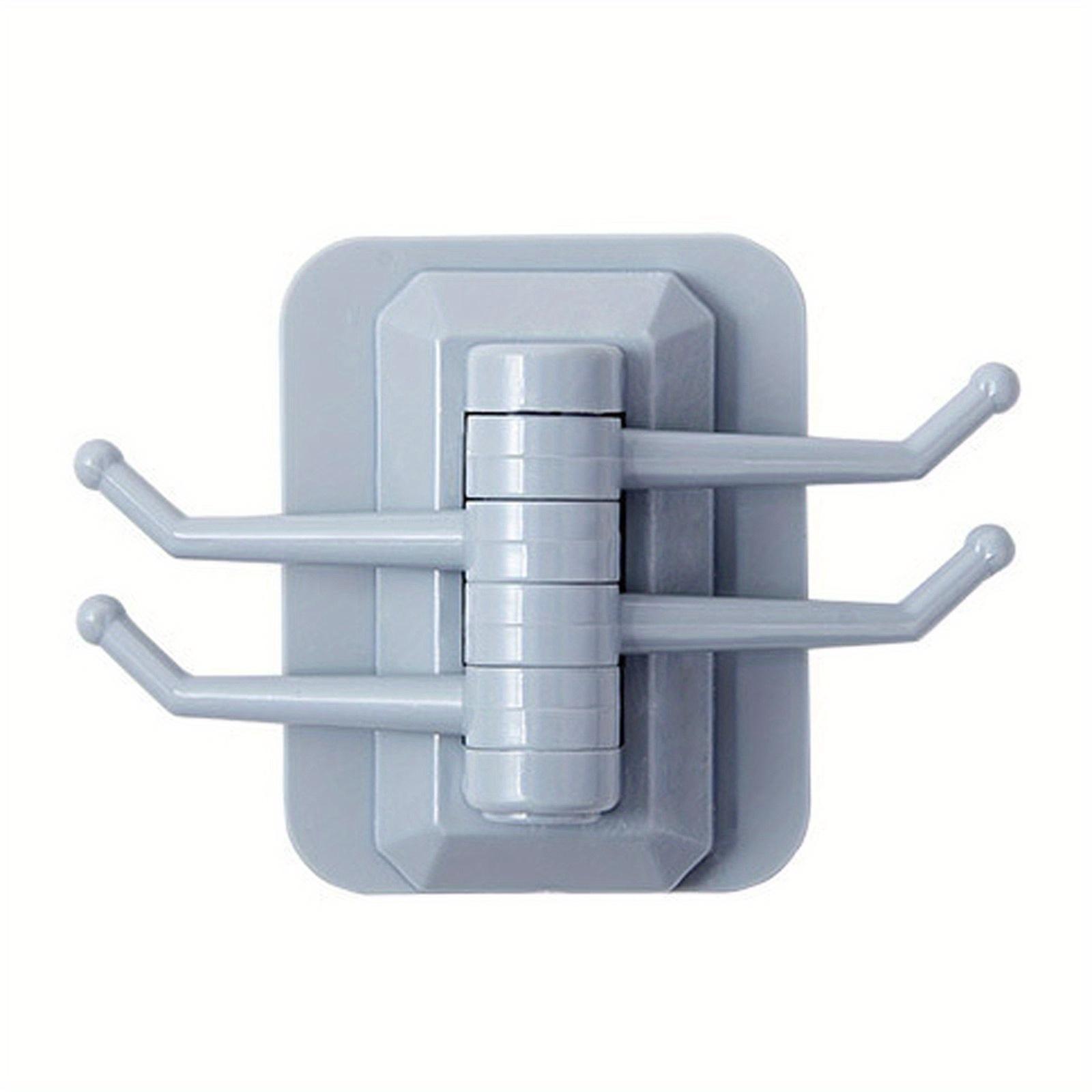 

1PC Non-marking Sticker Plastic Rotating Hook, Super Glue Towel Hook, Bathroom Kitchen Non-punching Non-marking Adhesive Hook сірий колір