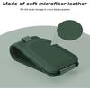 Sotfamily Sunglass Holder For Car Visor, Suede Cloth Magnetic Sunglass Organizer For Car Accessories, 2 Packs, Grass Green