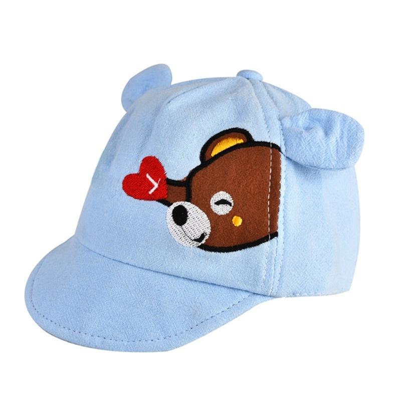 

Kids Sun Hat Lightweight Cotton Hat Fashionable Sun Hat Comfortable Wearing Hat Lightweight Sun Protections Hat Present синій