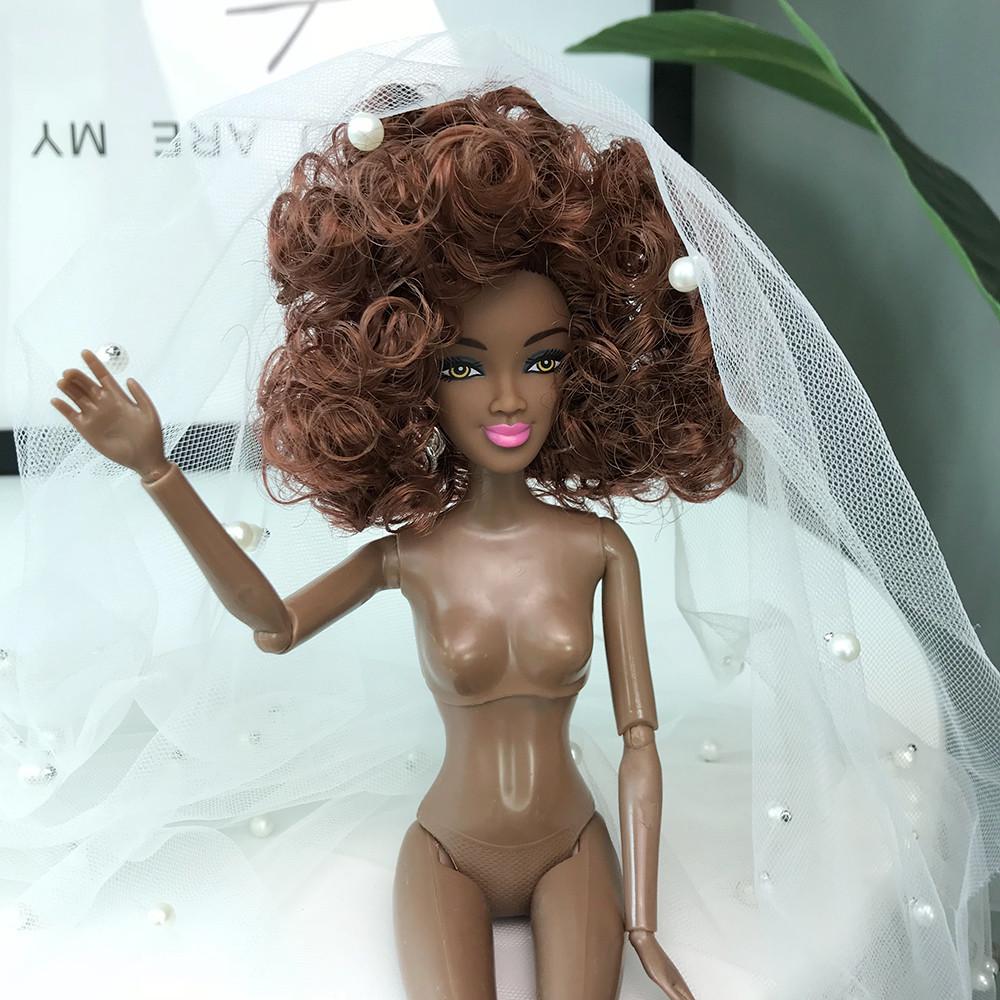 Baby Movable Joint  Doll Toy Black Doll Best Gift Toy