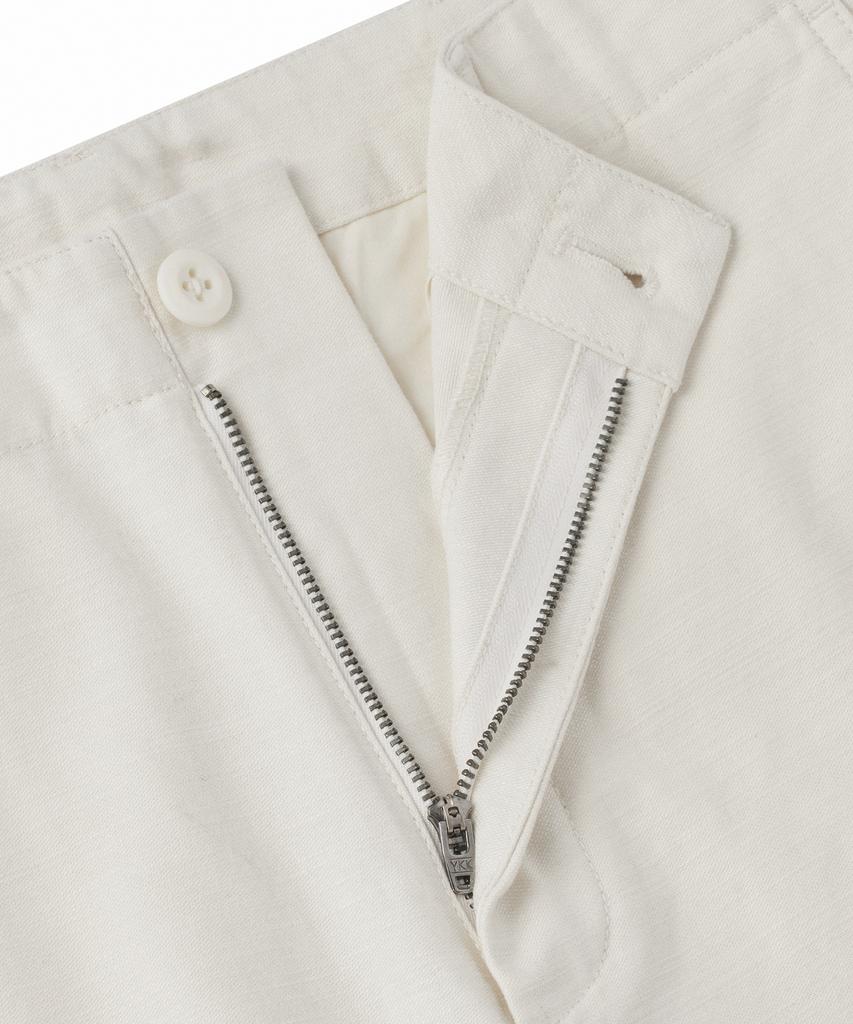 MUSINSA STANDARD Back Satin Tapered Officer Pants [Cream]