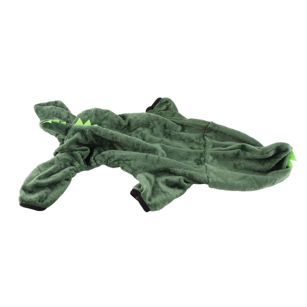 Dog Dinosaur Costume Fashion Cute Warm Fluffy Hoodie Puppy Winter Outfits for Dogs Cats Pets XS