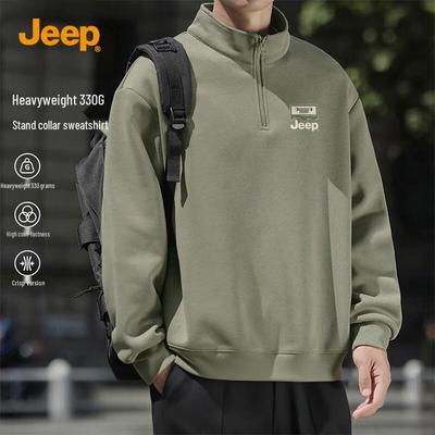 Men's Heavyweight Cotton Blend Pullover Sweatshirt