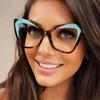 Vintage Anti Blue Light Blocking Butterfly  Glasses Women For Female Luxury Brand Designer Myopia Prescription Optical Frame
