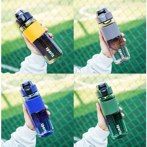 700ml Large Capacity Water Bottle, Mug, Direct Drinking, Straw, Cup, Outdoor Sports Bottle, Transparent, Stylish, Lightweight, Leak-Proof, Easy to Car