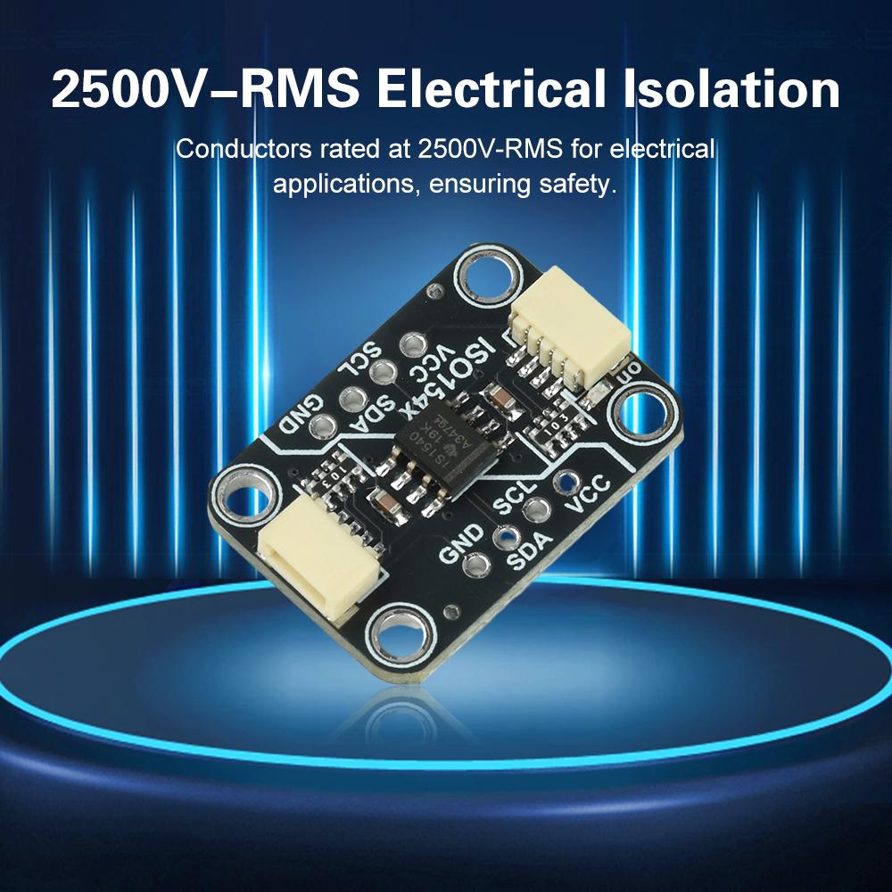 ISO1540 bidirectional I2C isolator Qwiic Board 2500 V-RMS Isolator Support Operation Up To 1 MHz with 8-pin Pin Header