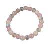 Festive Gifts Rose Quartz Labradorite Beaded Bracelet Soft Shiny Fashion Jewelry For Women Daily Wear Gift