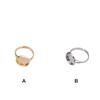Brass Ring Base Portable DIY Fashionable Adjustable Open End Solid Color 12mm Jewelry Making Holder Findings Accessories