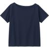 Pure desire wind one-word collar off-shoulder solid color short-sleeved T-shirt women's summer lazy wind loose and thin Spice Girl casual top