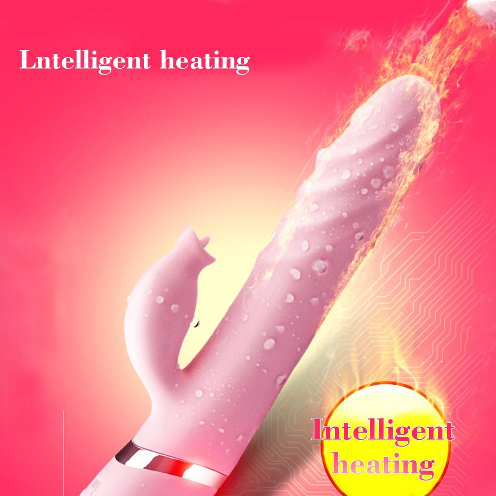 Vibrator Adult Sex Toy Female Vagina Clitoris Nipple G-Spot Stimulator 2 In 1 Dildo Goods for Women Masturbation Massager for 18+