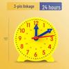 Montessori Math Clock for Kids: Time Recognition Teaching Aids for First Grade Learning