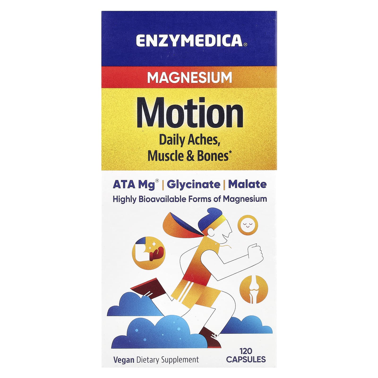 

Magnesium Motion, 120 Capsules (350Mg per Capsule)