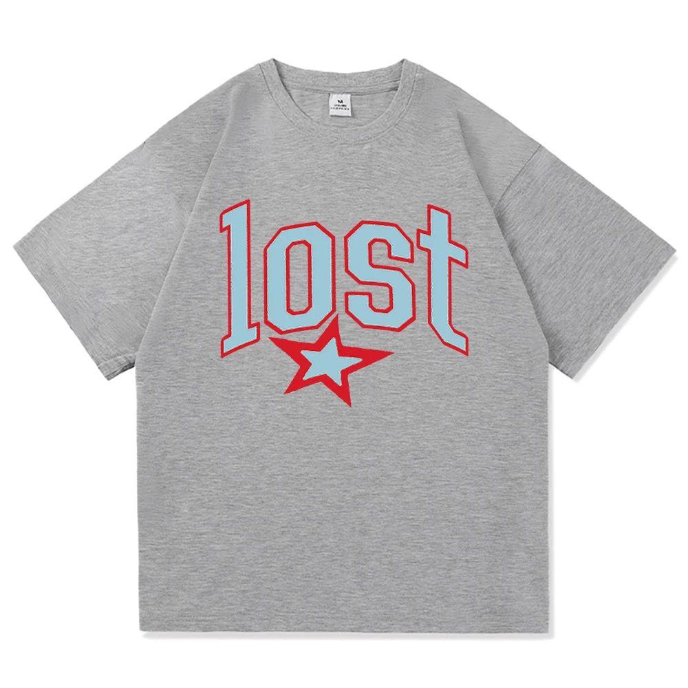 High Street Harajuku Clothing Mgk Lost Americana Album TShirt 2025 Song Cliche Retro High Quality Clothes Vintage Cotton TShirts