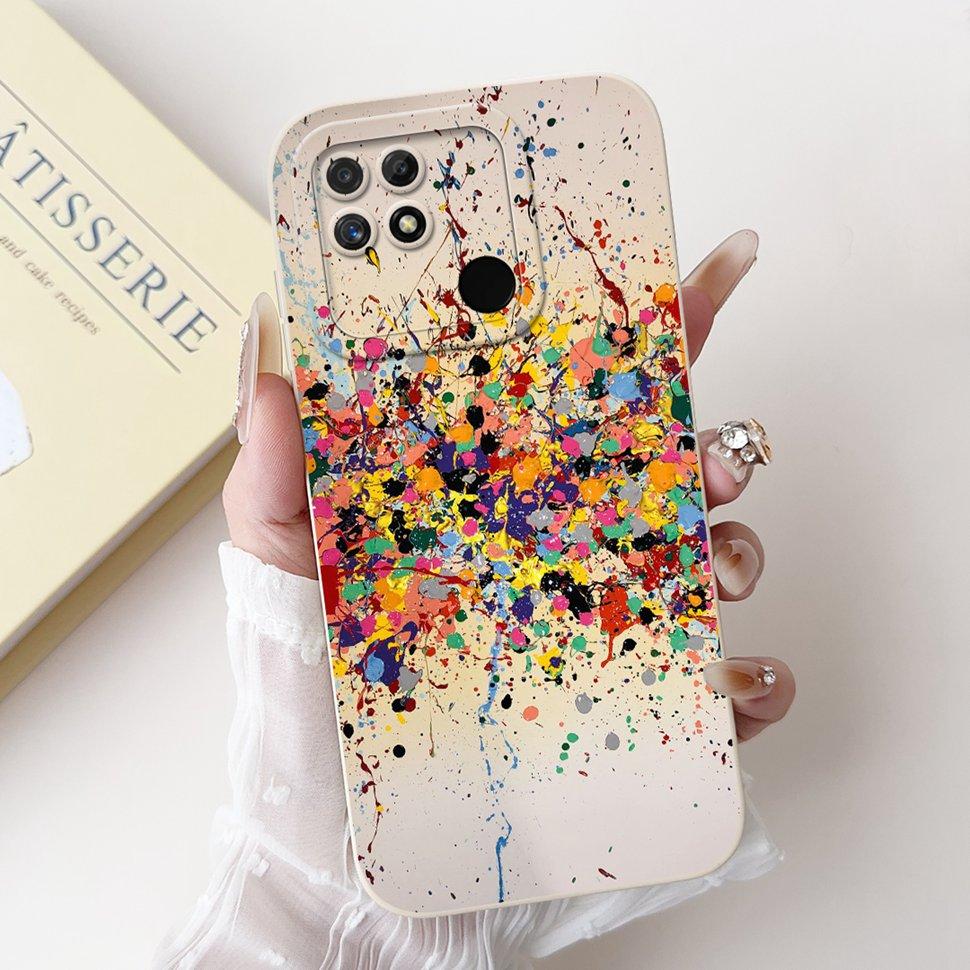 For Realme Narzo 50A Case Silicone Soft TPU Shockproof Cartoon Pattern Phone Casing For Realme Narzo50A  RMX3430 Case Back Cover
