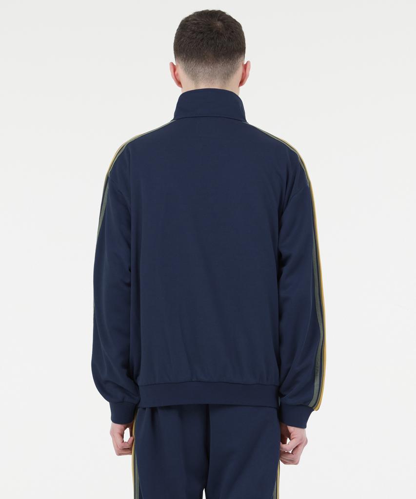Lmc Side Striped Jersey Track Top Navy