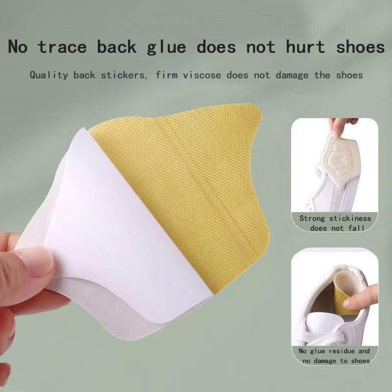 1pair Insoles Heel Pads Lightweight For Sport Shoes Adjustable Size Back Sticker Thicker Antiwear Feet Pad Cushion Foot Care