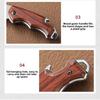 Stainless Steel Knife Mini Knife Folding High-strength Sharp Tactical Knife with Carabiner Housekeeper Portable Protective Knife