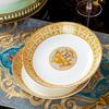 Jingdezhen Europeisk Mosaik Benporslin 70-delars Middagsset