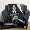 Customizable Addams Family Wednesday4 Throw Blanket – Personalized Name, All-Season Cozy Snug Blanket, Machine Washable, Personalized Blanket
