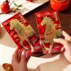 6 PCS Year Of Horse Red Envelope, Chinese New Year Red Envelope