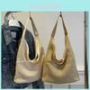 Stylish Large Capacity Woven Tote Shoulder Bag For Women Trendy Summer 2024 Fashion