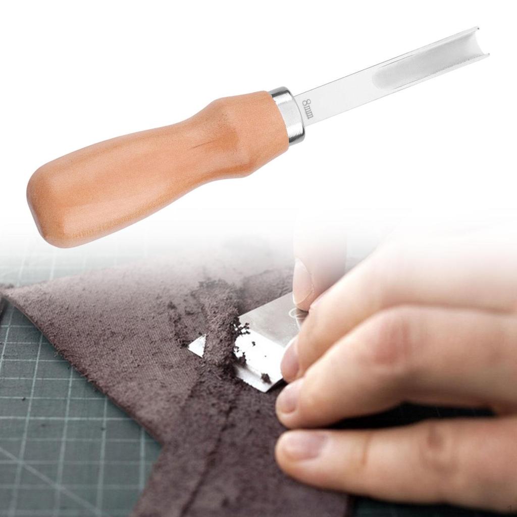 Edge Skiving Beveler Trimmer for Thinning Cutting Leather Working Tool Lightweight Leathercraft