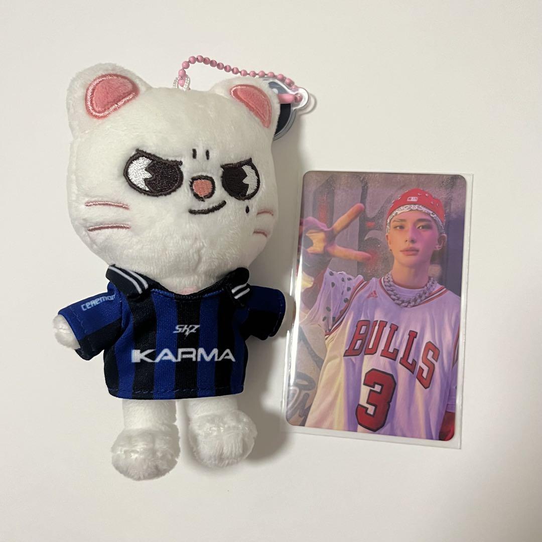 

[Б/У] StrayKids Genielet Хёнджин KARMA SKZOO Торговая карточка