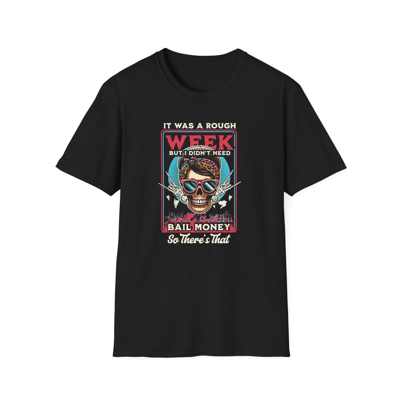 Funny Vintage Skull T-Shirt, Retro Punk Skull with Bandana, Skull Graphic Tee S