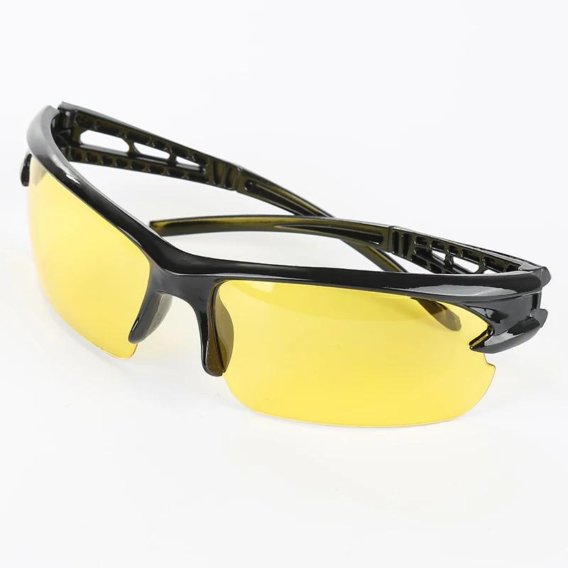 Night Vision Glasses for Cycling Driving Yellow Lens Outdoor Sport Sunglasses Bicycle Windshield Eyewear Mountain Biking Goggles