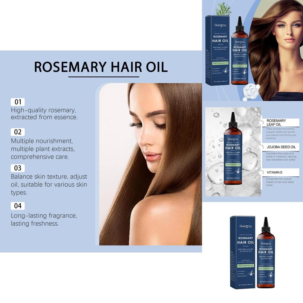 Hoegoa Rosemary Hair Care Oil Nourishing And Fortifying Formula For Smooth Healthy Hair