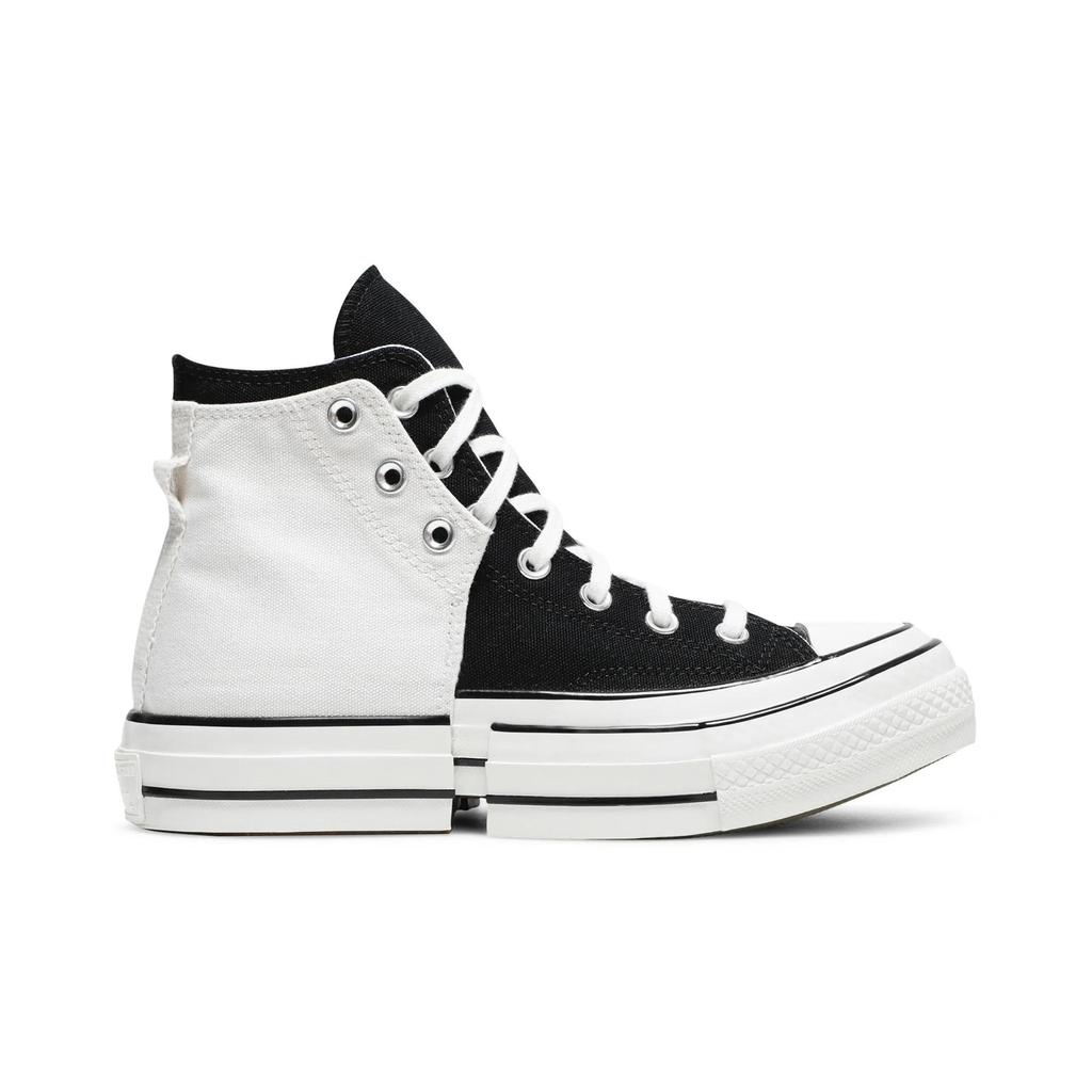 Converse Chuck 70 2-in-1 High 'Ivory Black' (Unisex) Natural Ivory / Black / Egret Canvas Shoes 169839C
