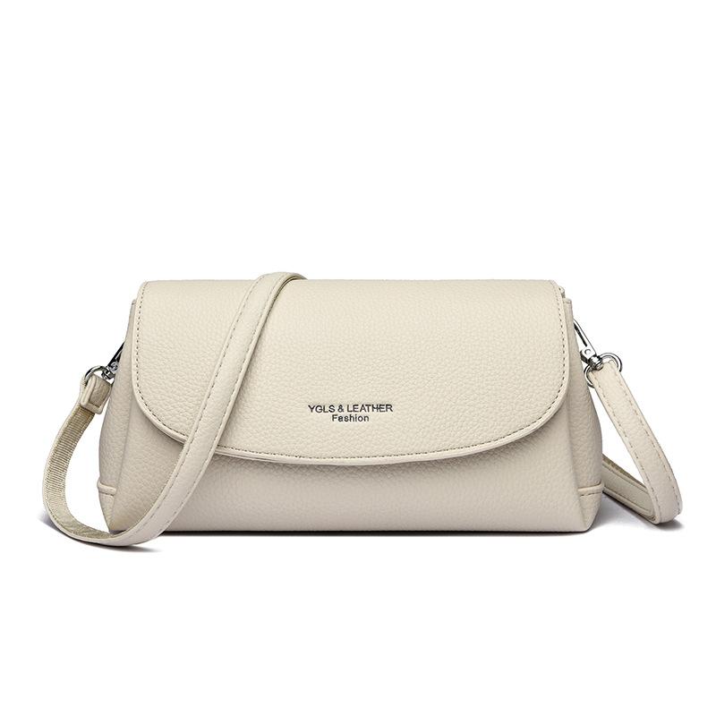 Crossbody Handbag with Multiple Layers, High-end Small Square Bag, Suitable for Commuting, Single-shoulder Bag